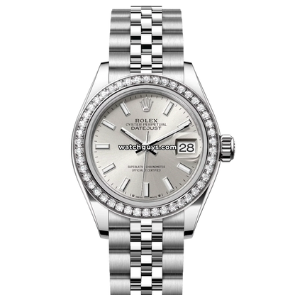 Rolex Datejust 279384RBR Silver Index Jubilee