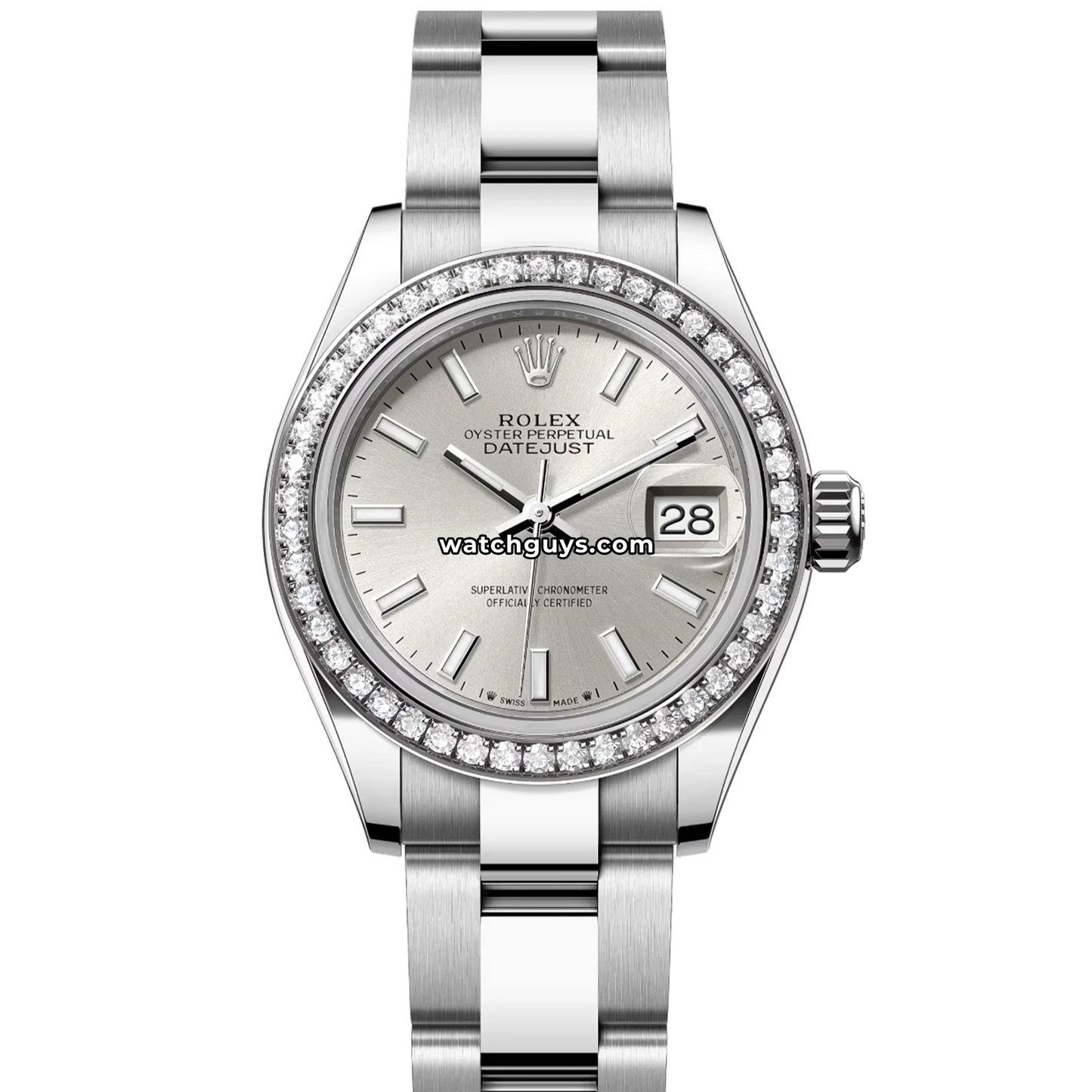 Rolex Datejust 279384RBR Silver Index Oyster