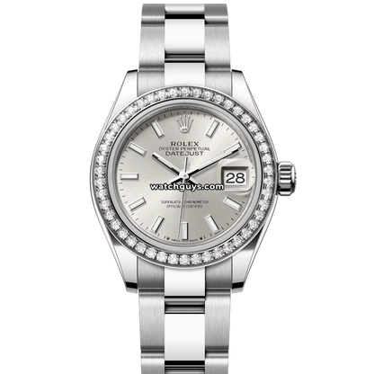 Rolex Datejust 279384RBR Silver Index Oyster