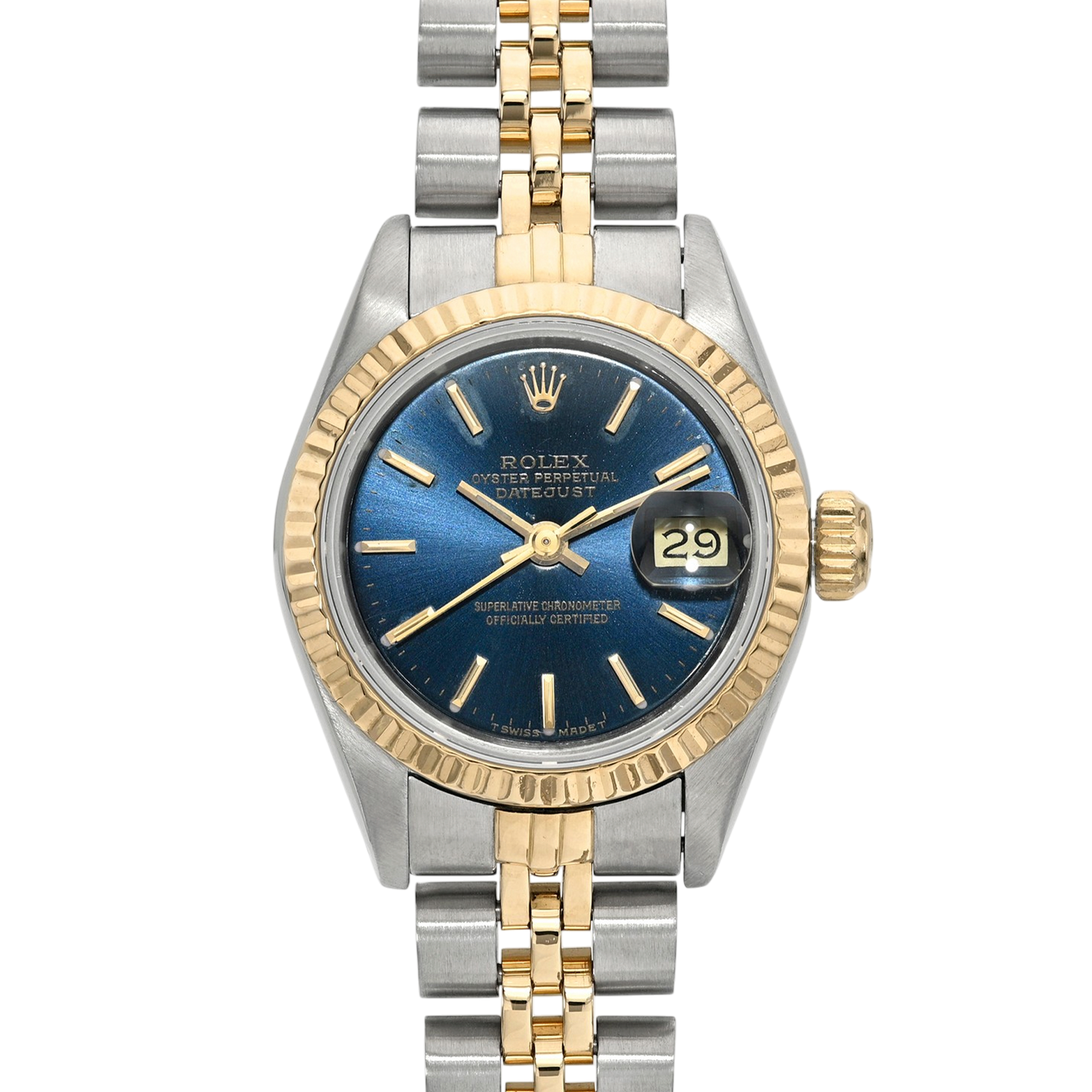 Rolex Datejust 69173 Blue Index