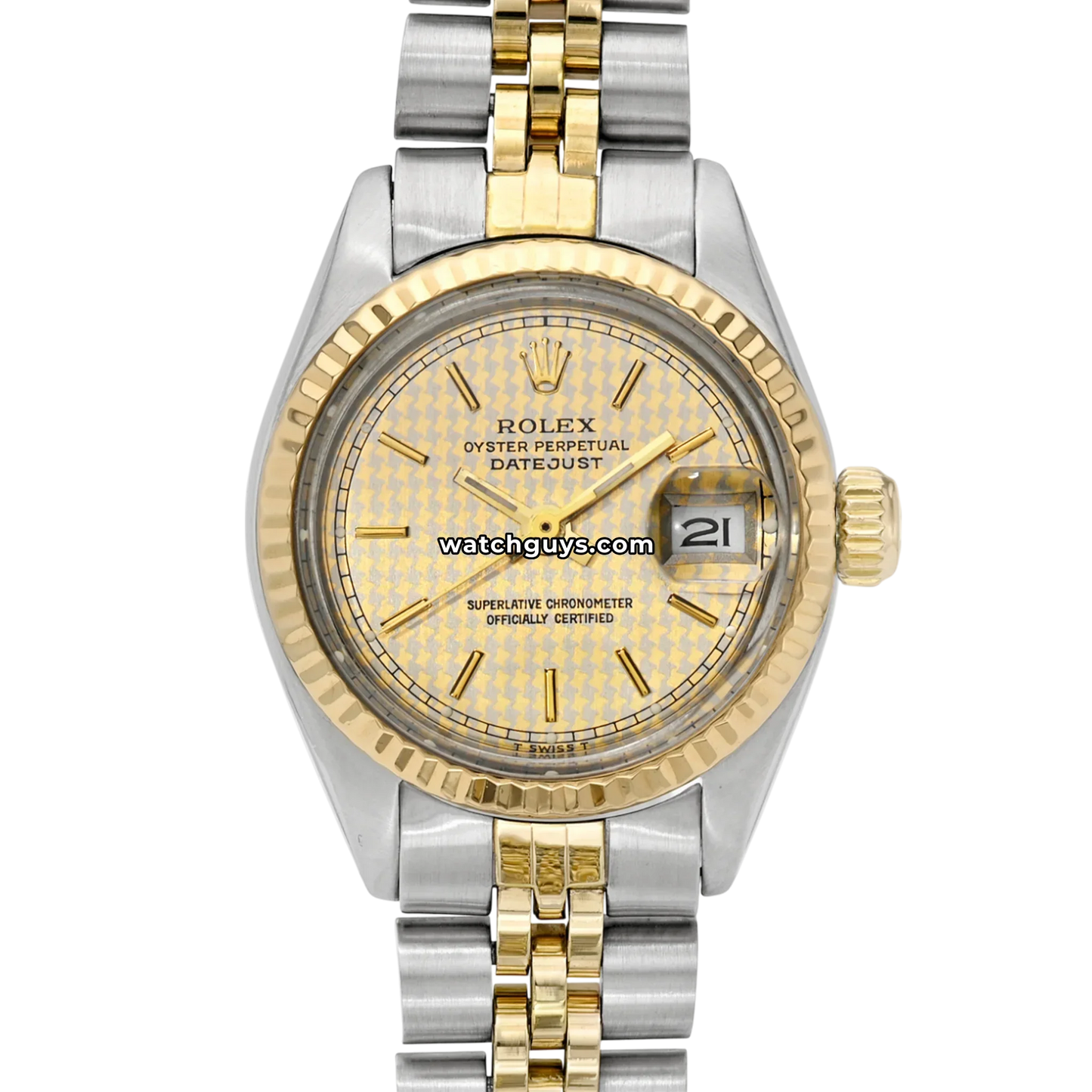 Rolex Datejust 6917 Champagne Checker Jubilee