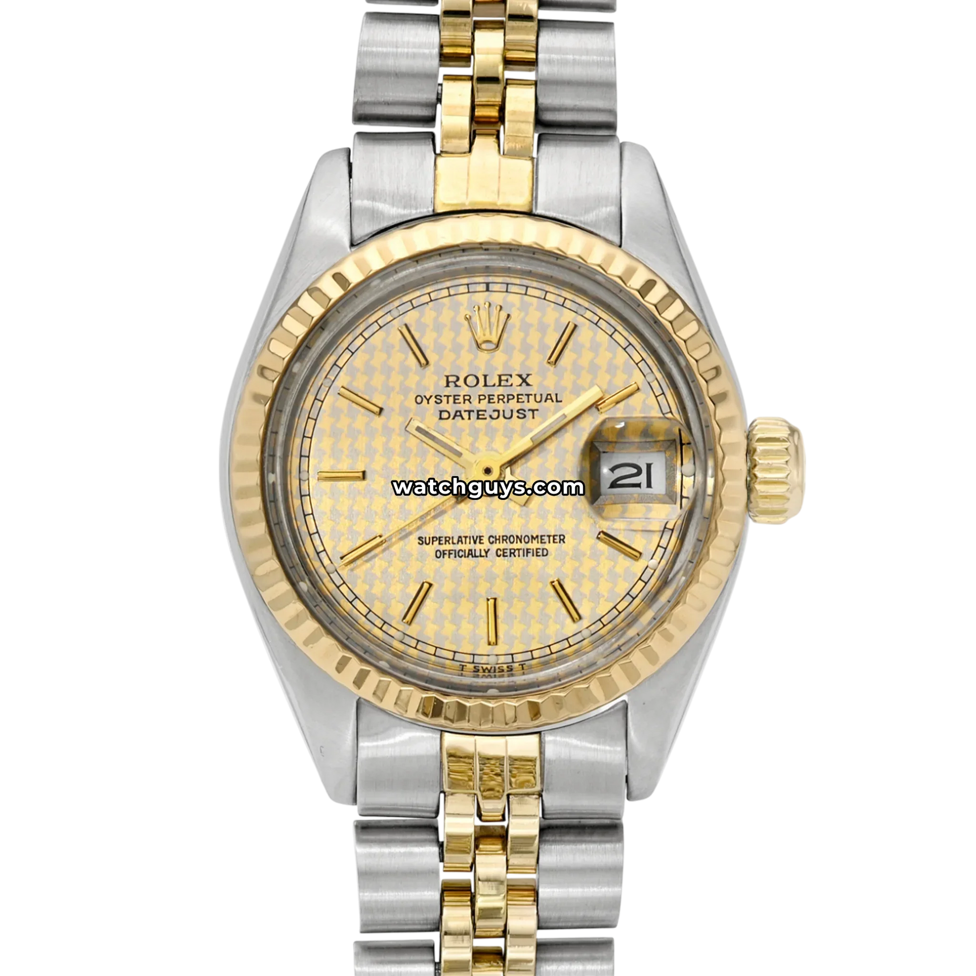 Rolex Datejust 6917 Champagne Checker Jubilee