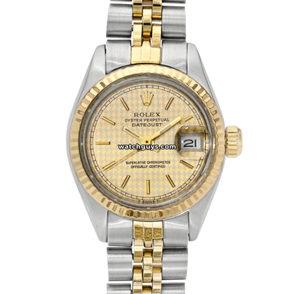 Rolex Datejust 6917 Champagne Checker Jubilee