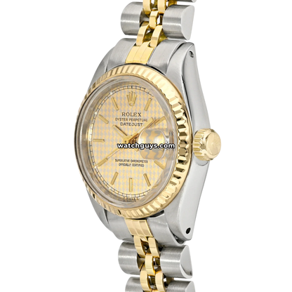 Rolex Datejust 6917 Champagne Checker Jubilee