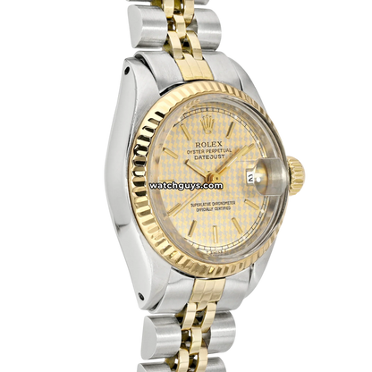 Rolex Datejust 6917 Champagne Checker Jubilee