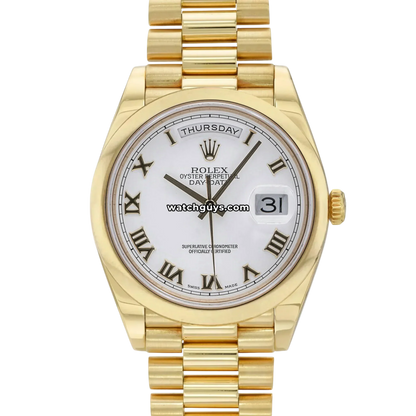 Rolex Day-Date 118208 White Roman President