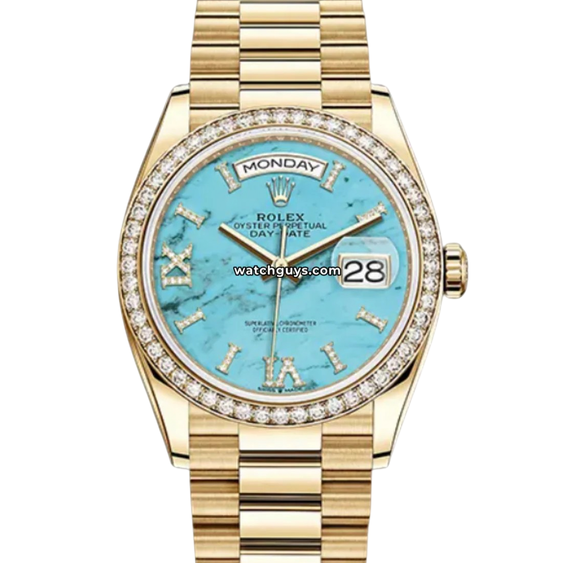 Rolex Day-Date 128234RBR Turquoise