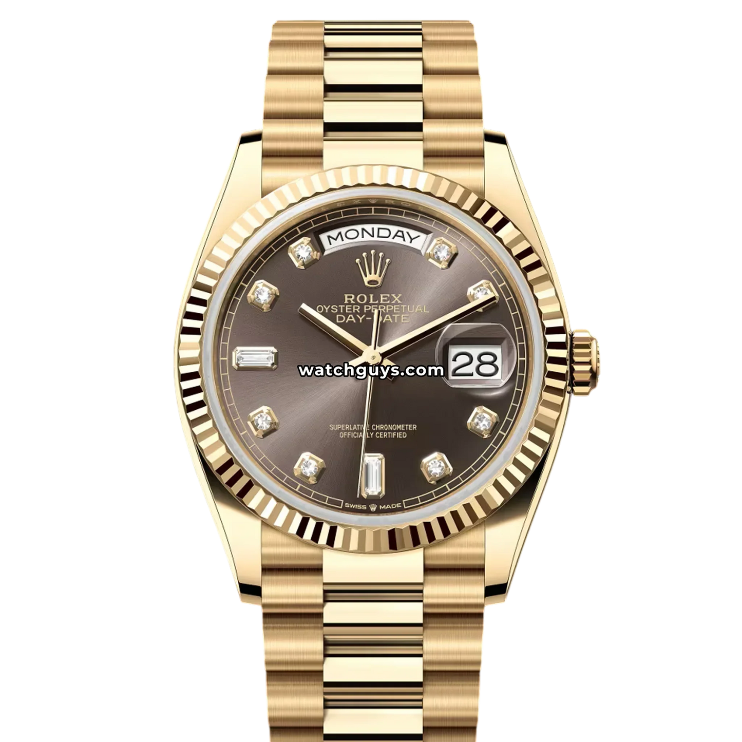 Rolex Day-Date 128238 Dark Grey Diamond
