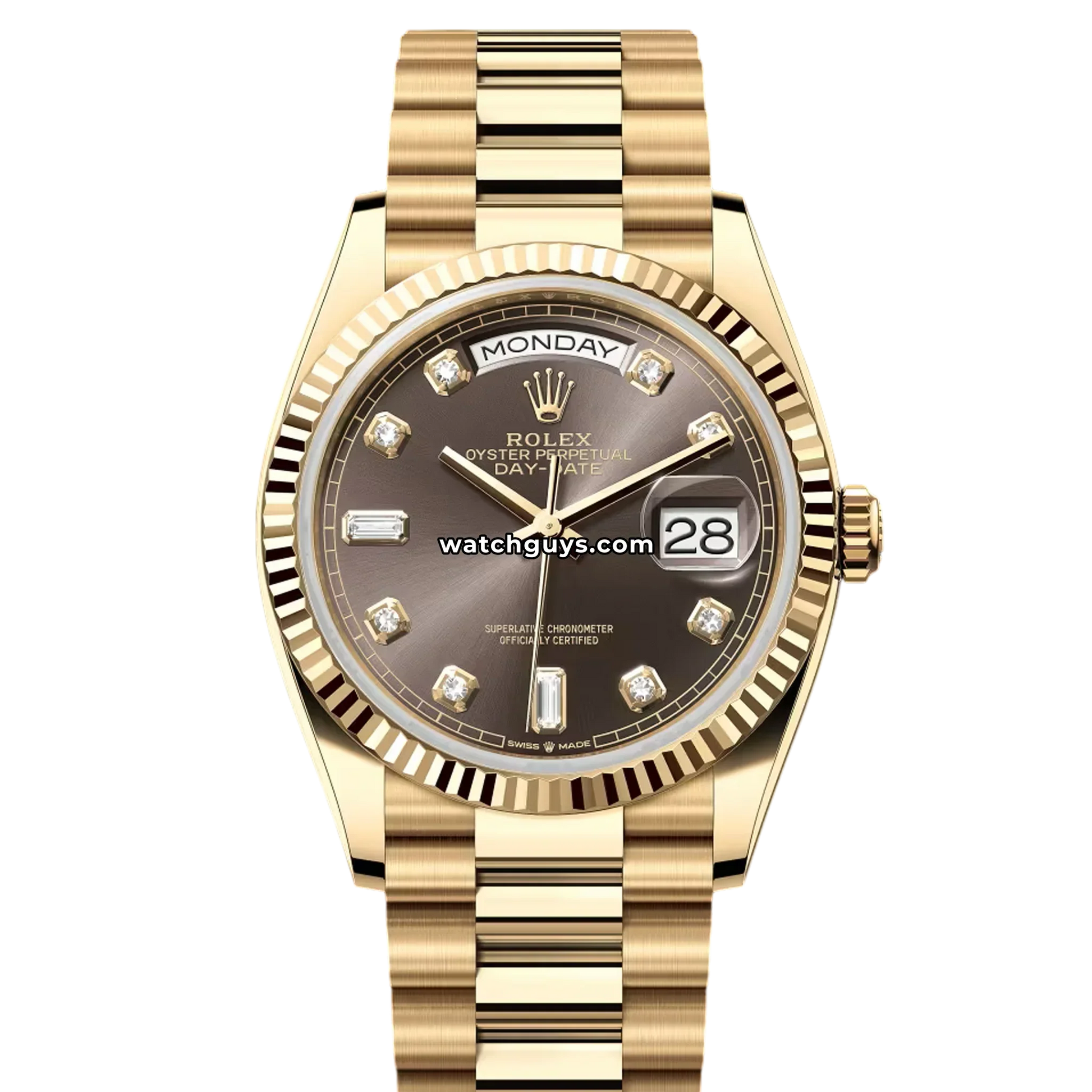 Rolex Day-Date 128238 Dark Grey Diamond