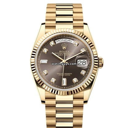 Rolex Day-Date 128238 Dark Grey Diamond