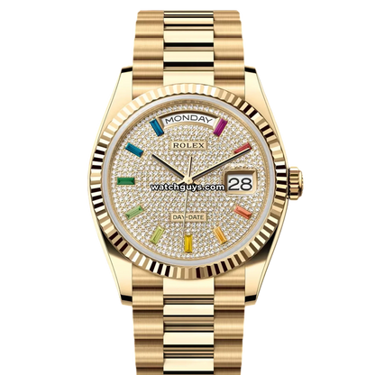 Rolex Day-Date 128238 Diamond Paved President