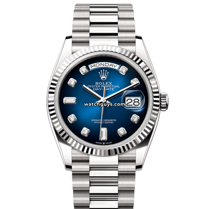 Rolex Day-Date 128239 Blue Ombre Diamond