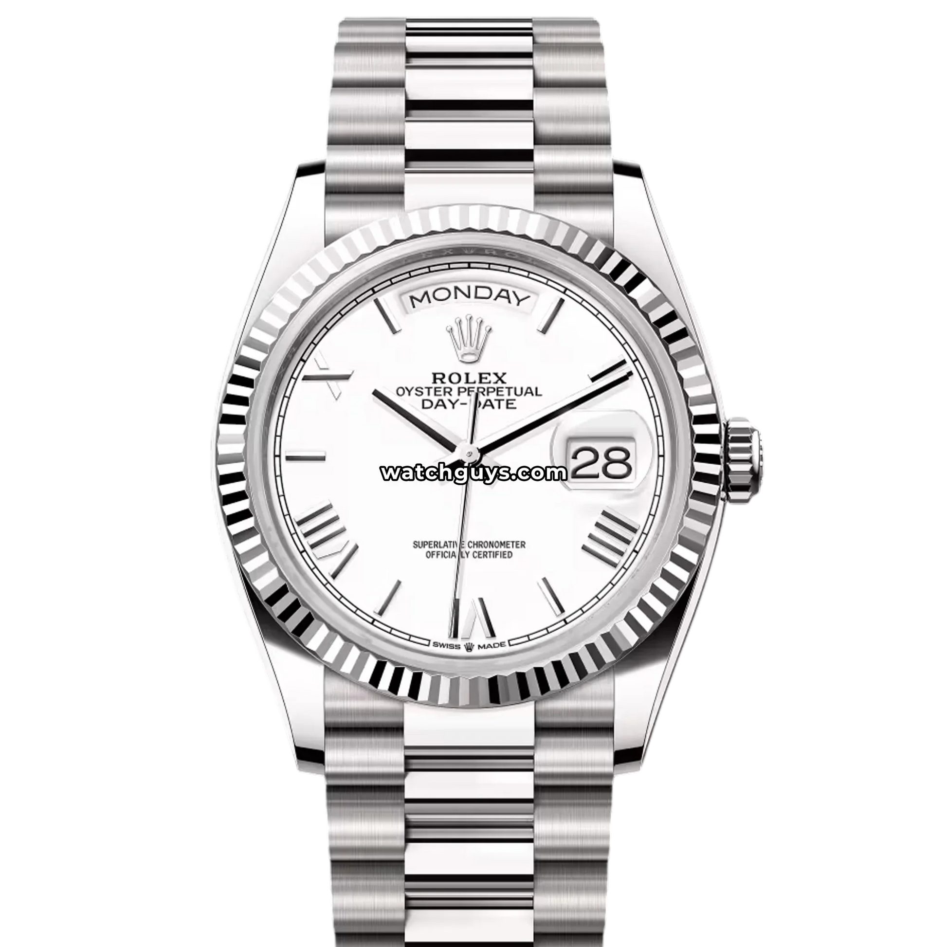 Rolex Day-Date 128239 White Roman President