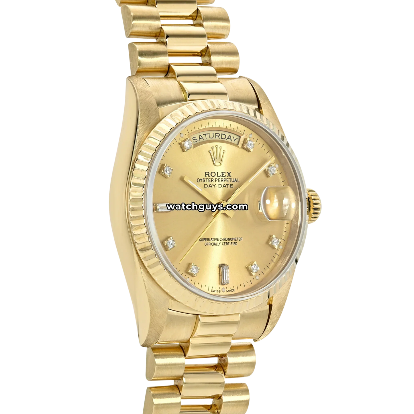 Rolex Day-Date 18238 Champagne Diamond President