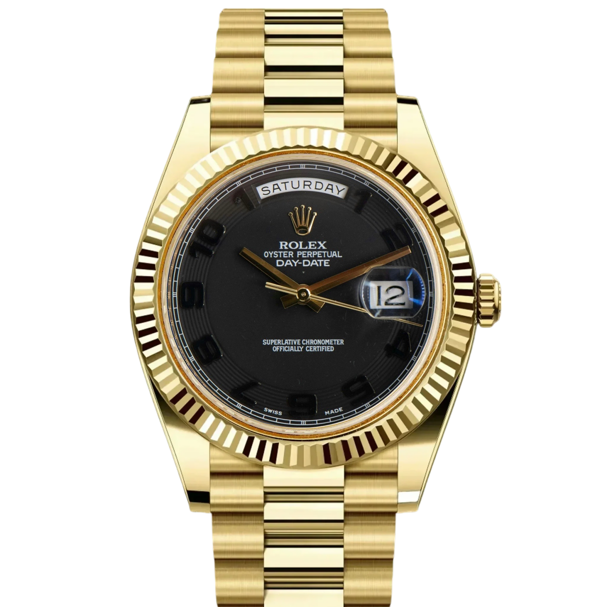 Rolex Day-Date 218238 Matte Black Arabic