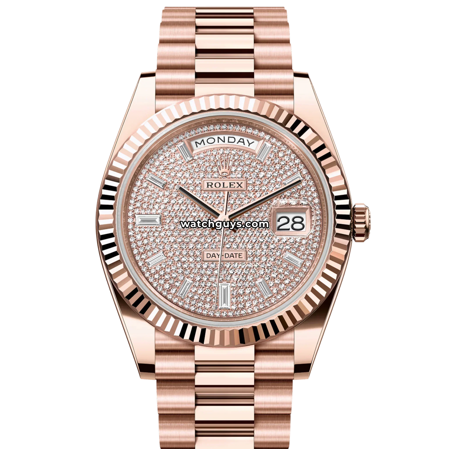 Rolex Day-Date 228235 Diamond Paved President