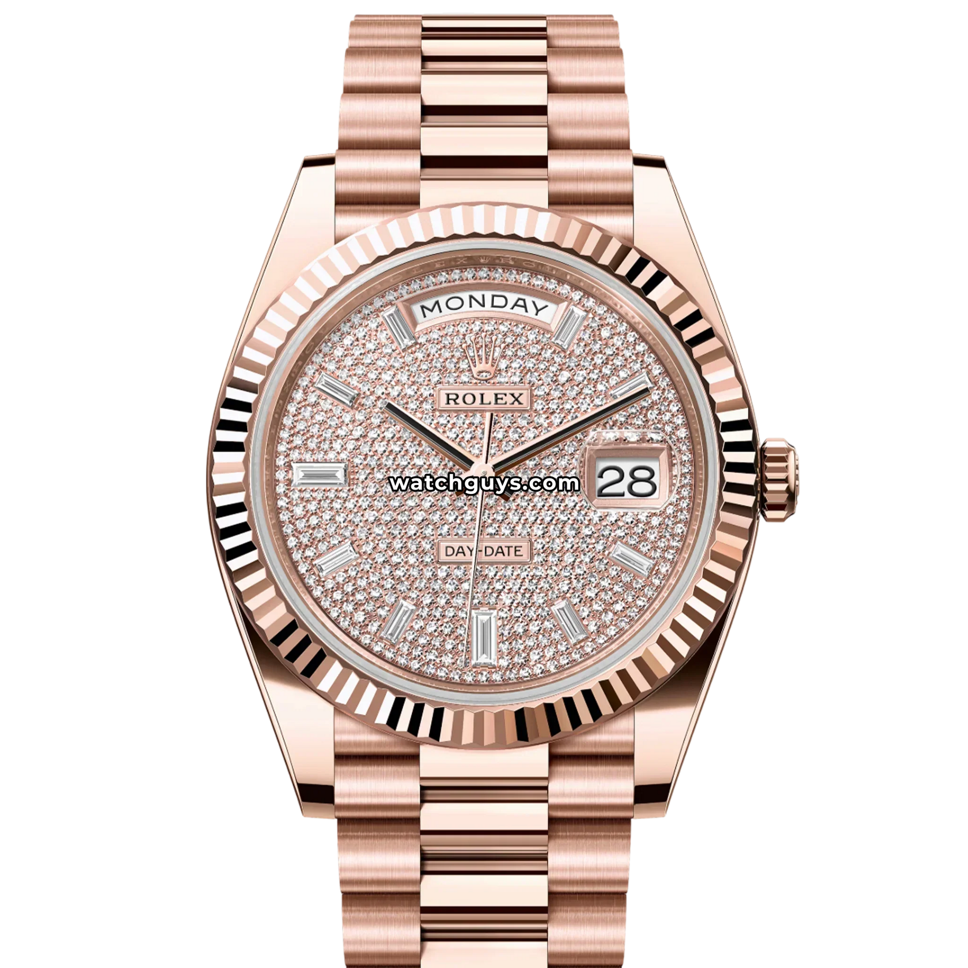 Rolex Day-Date 228235 Diamond Paved President