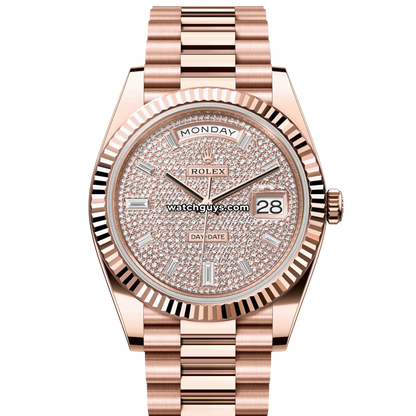 Rolex Day-Date 228235 Diamond Paved President