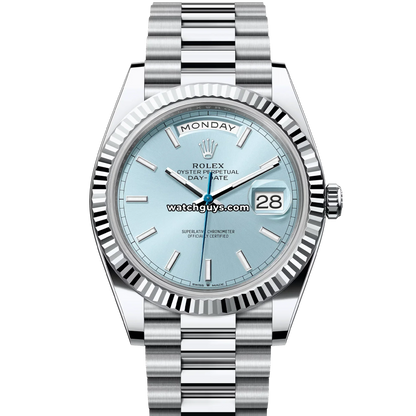 Rolex Day-Date 228236 Platinum Ice Blue President