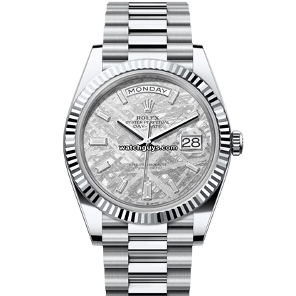 Rolex Day-Date 228236 Platinum Meteorite Diamond President