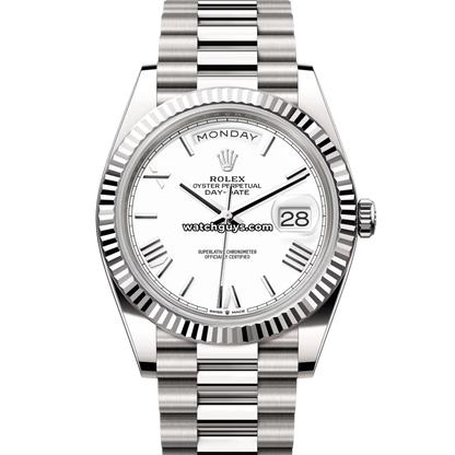Rolex Day-Date 228239 White Roman President