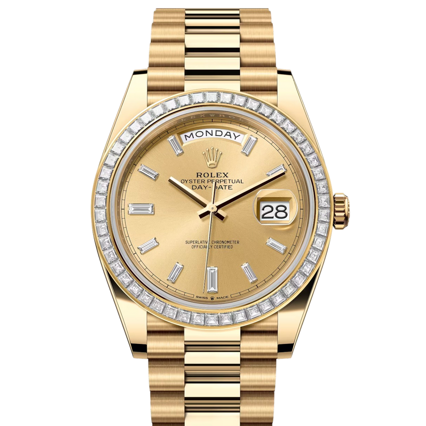 Rolex Day-Date 228398TBR Champagne Diamond