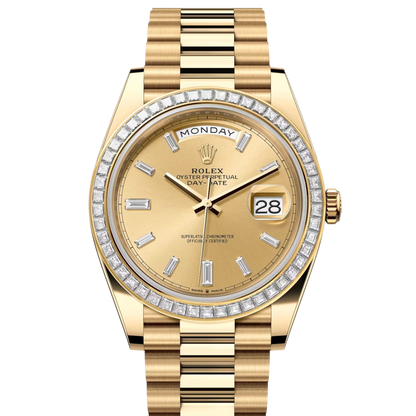 Rolex Day-Date 228398TBR Champagne Diamond