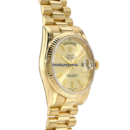 Rolex Day-Date 118238 Champagne President