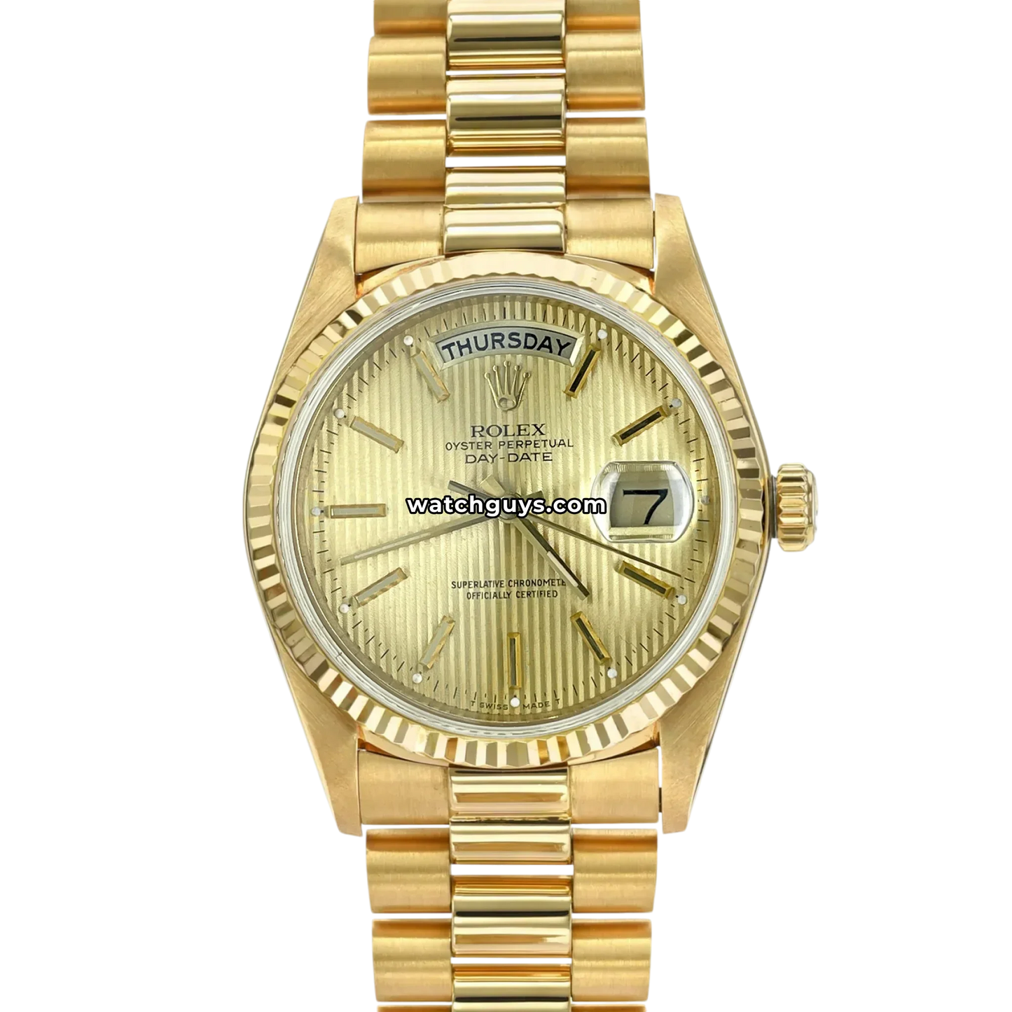 Rolex Day-Date 18038 Champagne Tapestry