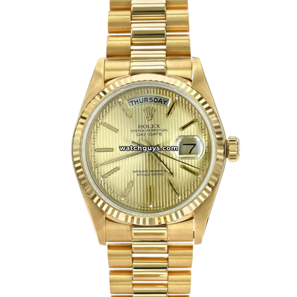 Rolex Day-Date 18038 Champagne Tapestry