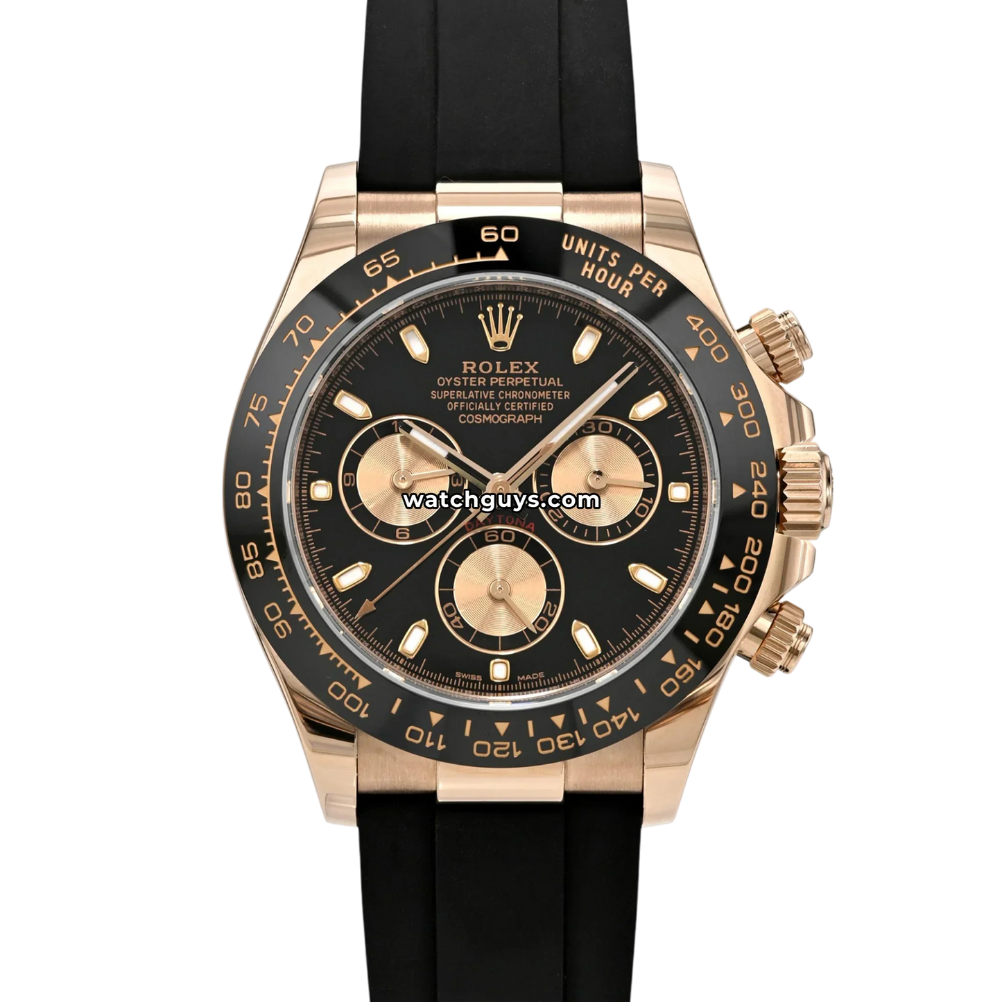 Rolex Daytona 116515LN Rose Gold Black