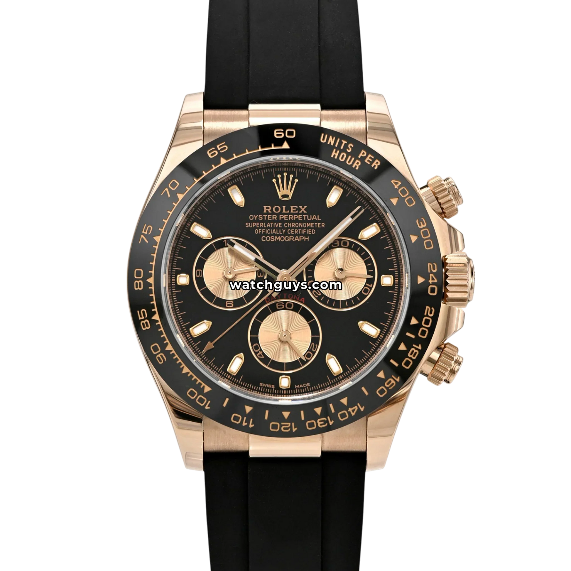 Rolex Daytona 116515LN Rose Gold Black