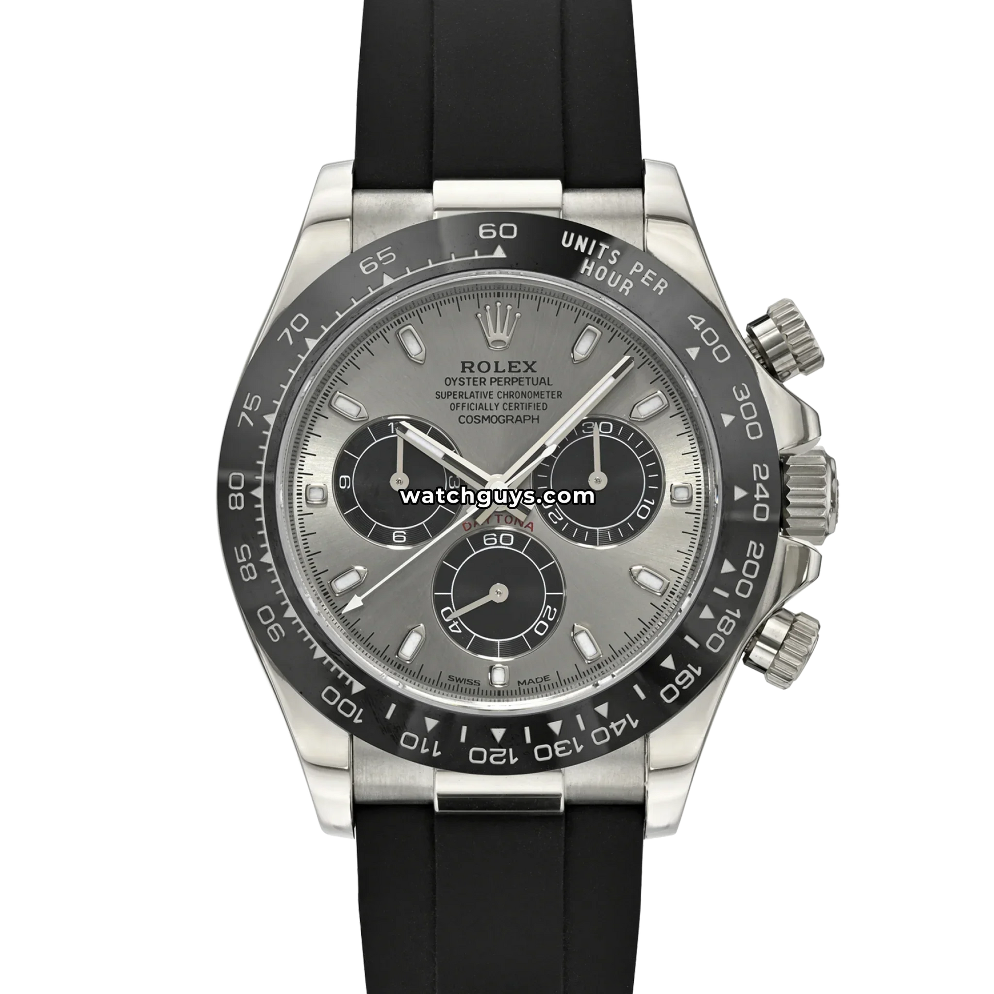 Rolex Daytona 116519LN Oysterflex Steel Dial