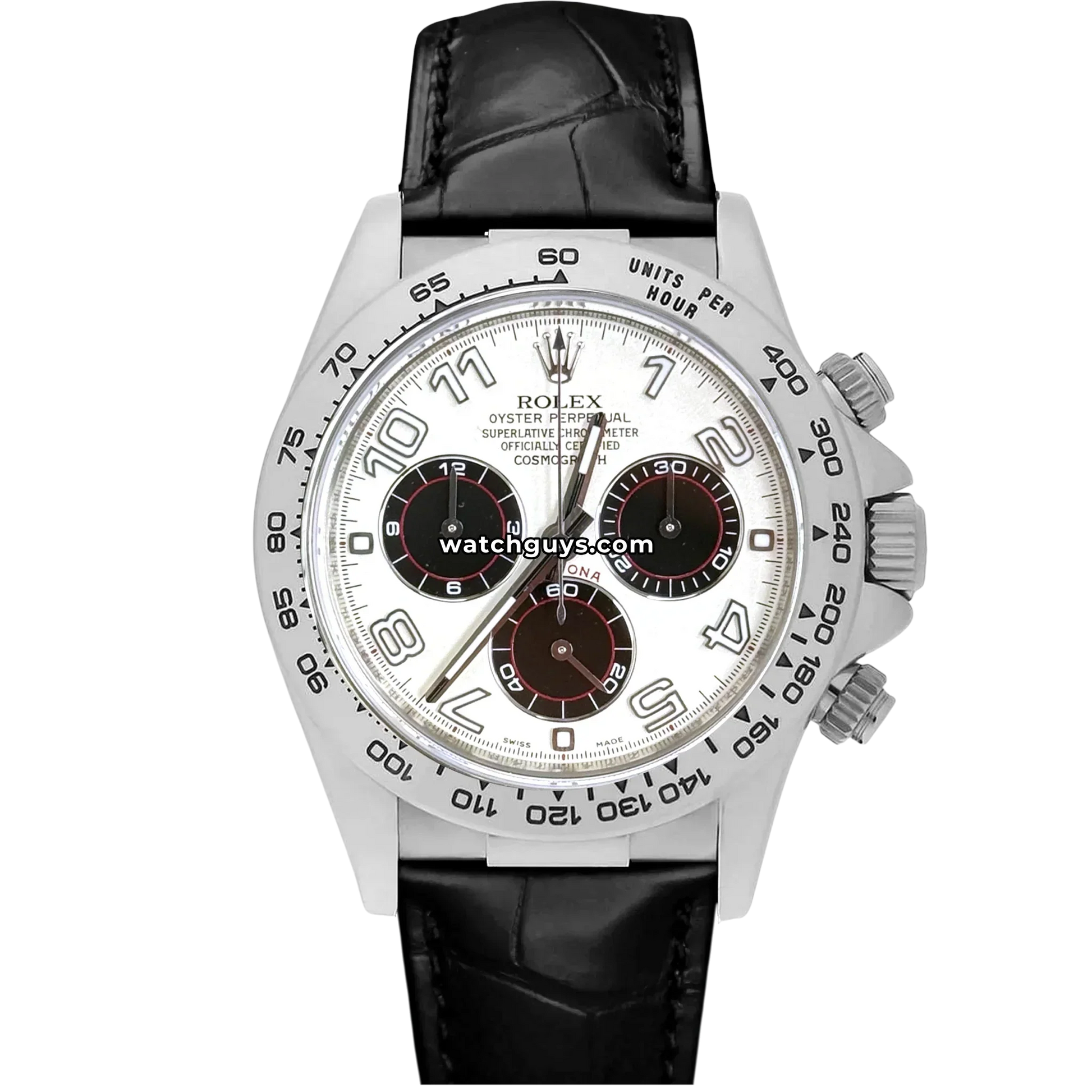 Rolex Daytona 116519 White Panda Racing Dial