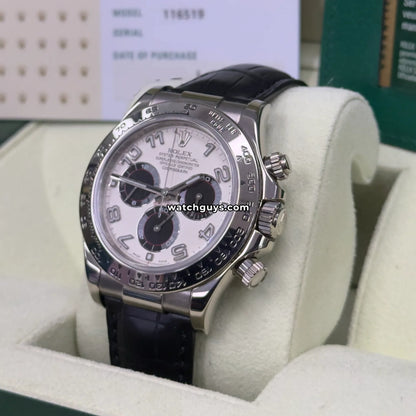 Rolex Daytona 116519 White Panda Racing Dial