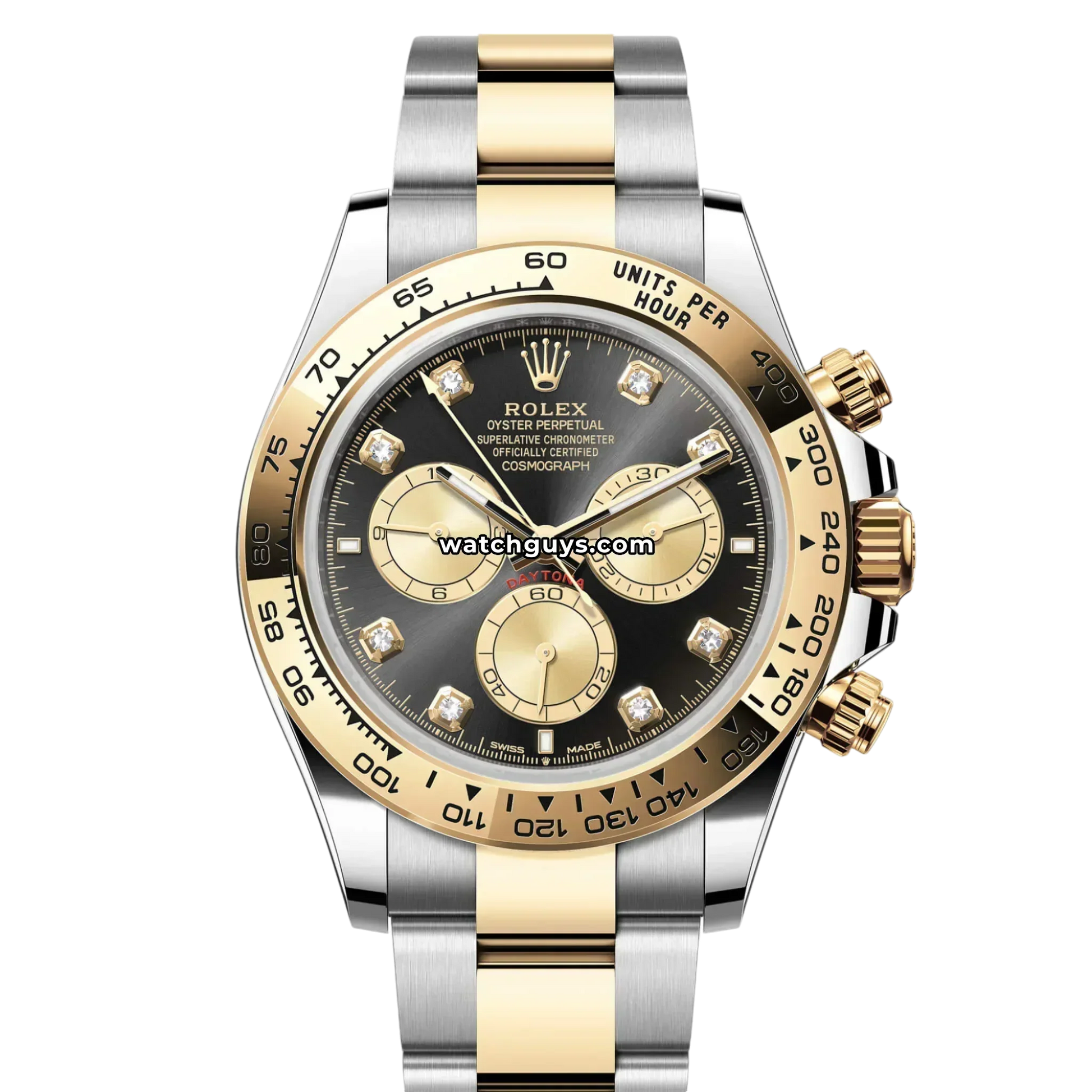 Rolex Daytona 126503 Black Diamond Two Tone Oyster