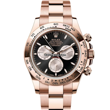 Rolex Daytona 126505 Black Index Rose Gold