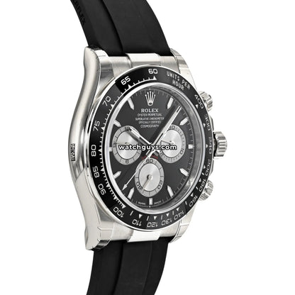 Rolex Daytona 126519LN White Gold "Baby LeMans" Oysterflex