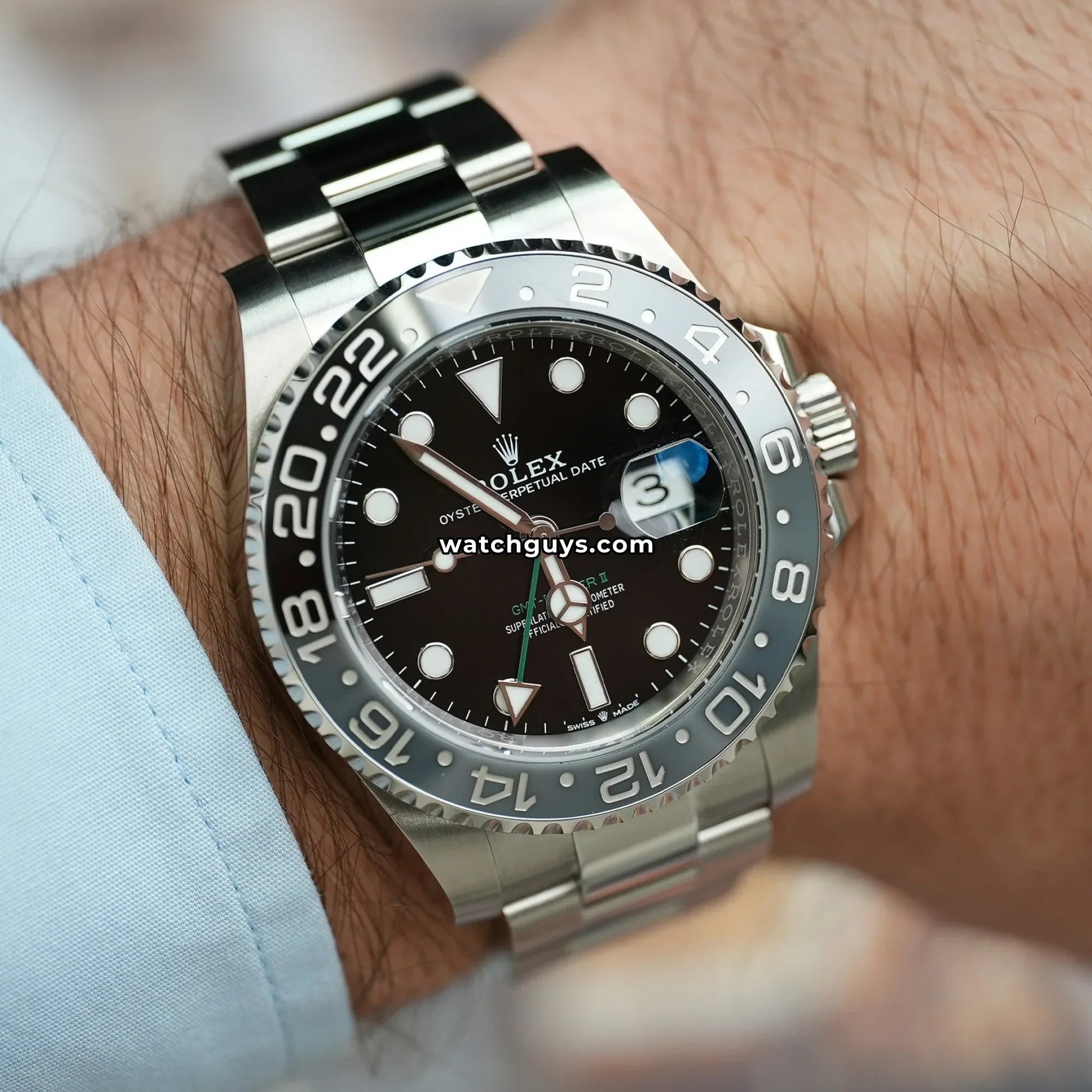 Rolex GMT-Master II 126710GRNR Bruce Wayne Stainless Steel