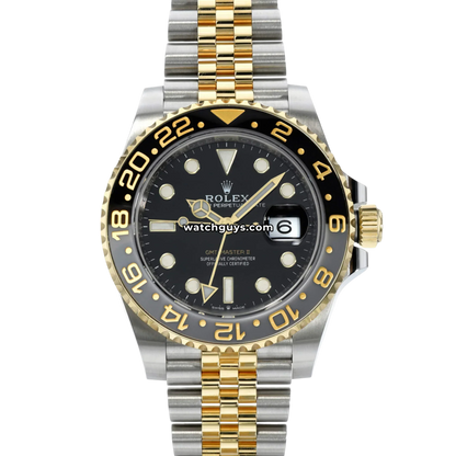 Rolex GMT-Master II 126713GRNR Black Two Tone Jubilee