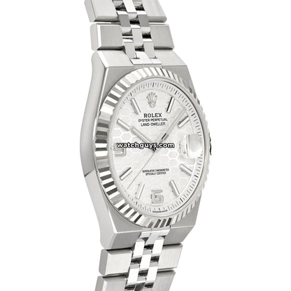 Rolex Land-Dweller 127334 White Honeycomb Motif