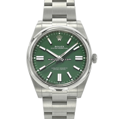 Rolex Oyster Perpetual 124300 Green Index
