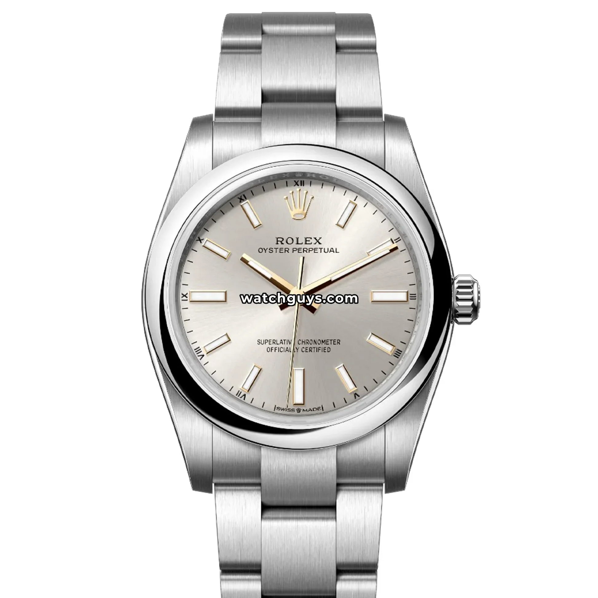 Rolex Oyster Perpetual 124200 Silver Dial
