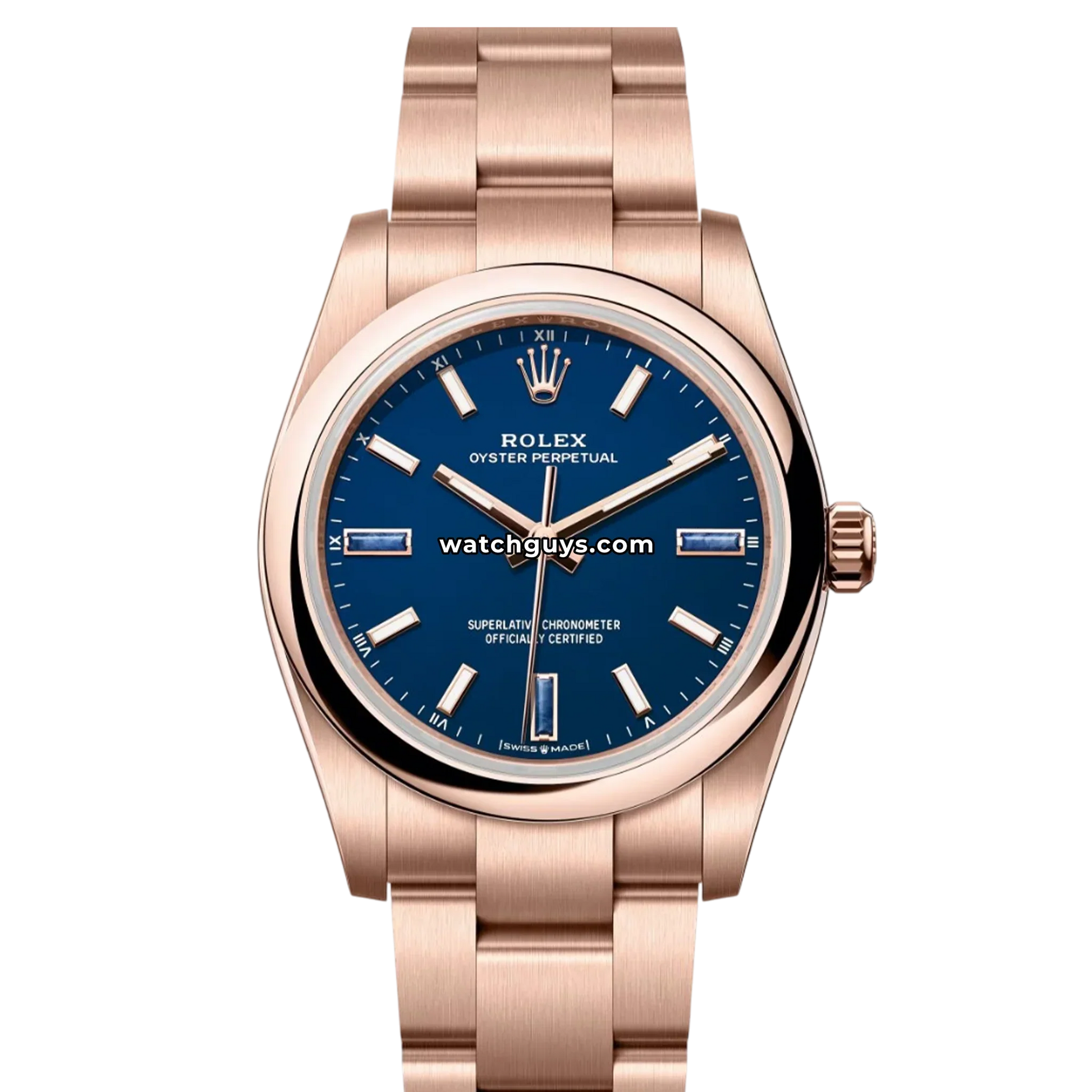 Rolex Oyster Perpetual 124205 Blue Stone