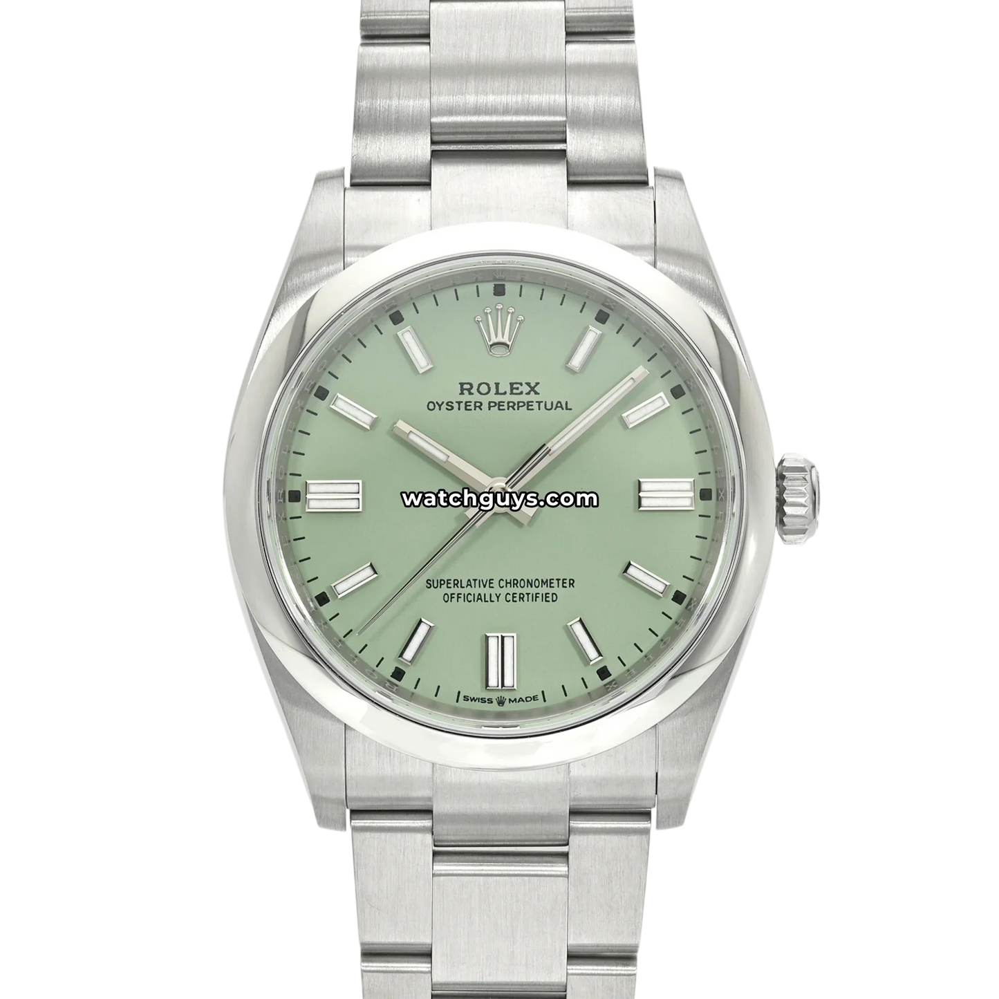 Rolex Oyster Perpetual 126000 Pistachio Green