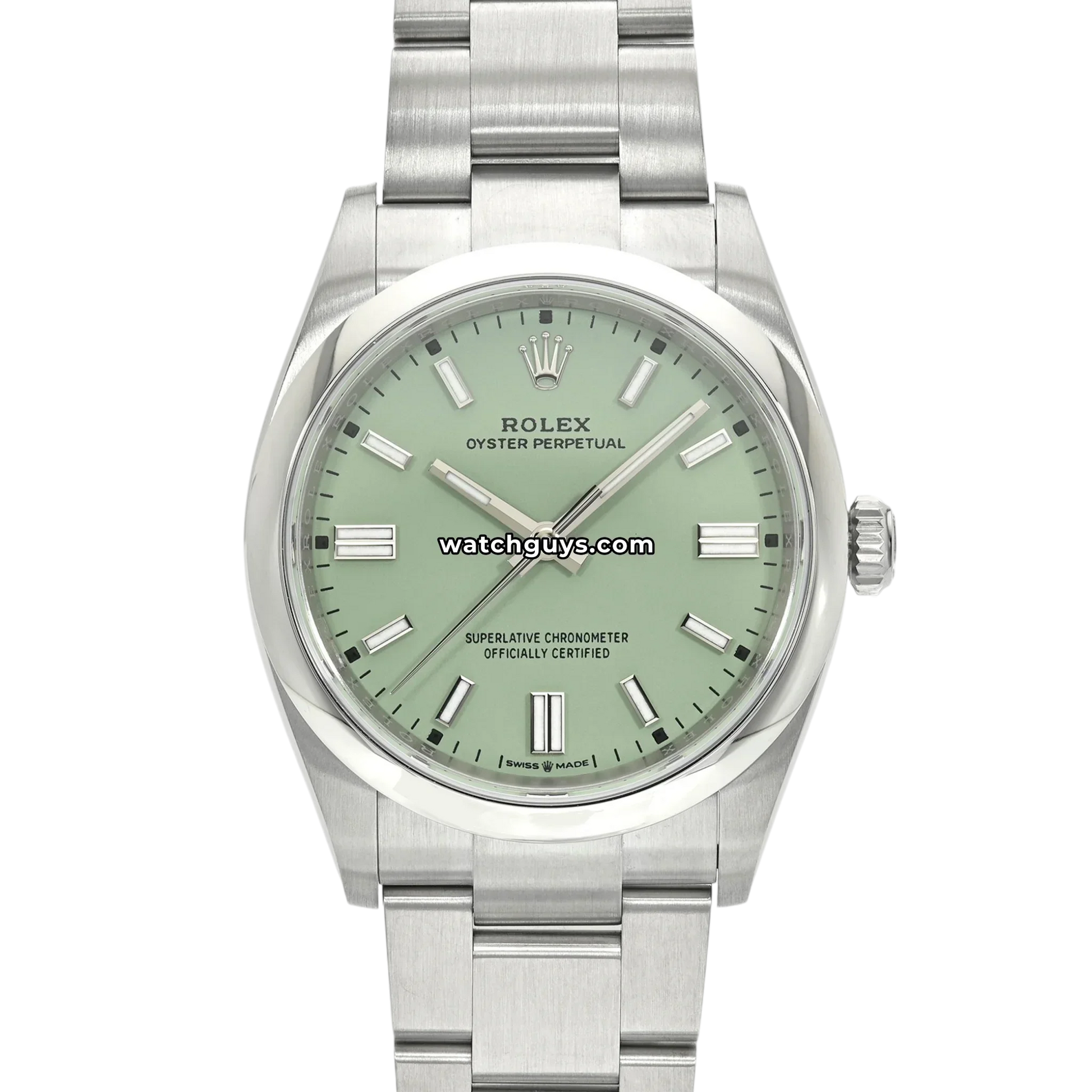 Rolex Oyster Perpetual 126000 Pistachio Green