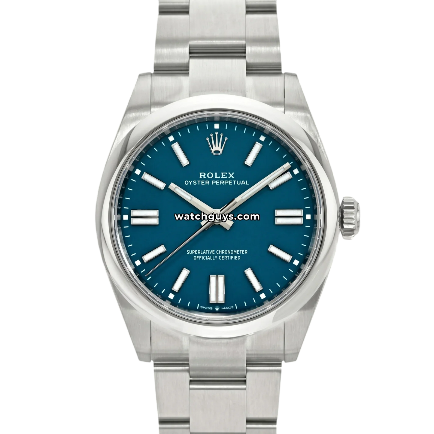 Rolex Oyster Perpetual 134300 Med Blue