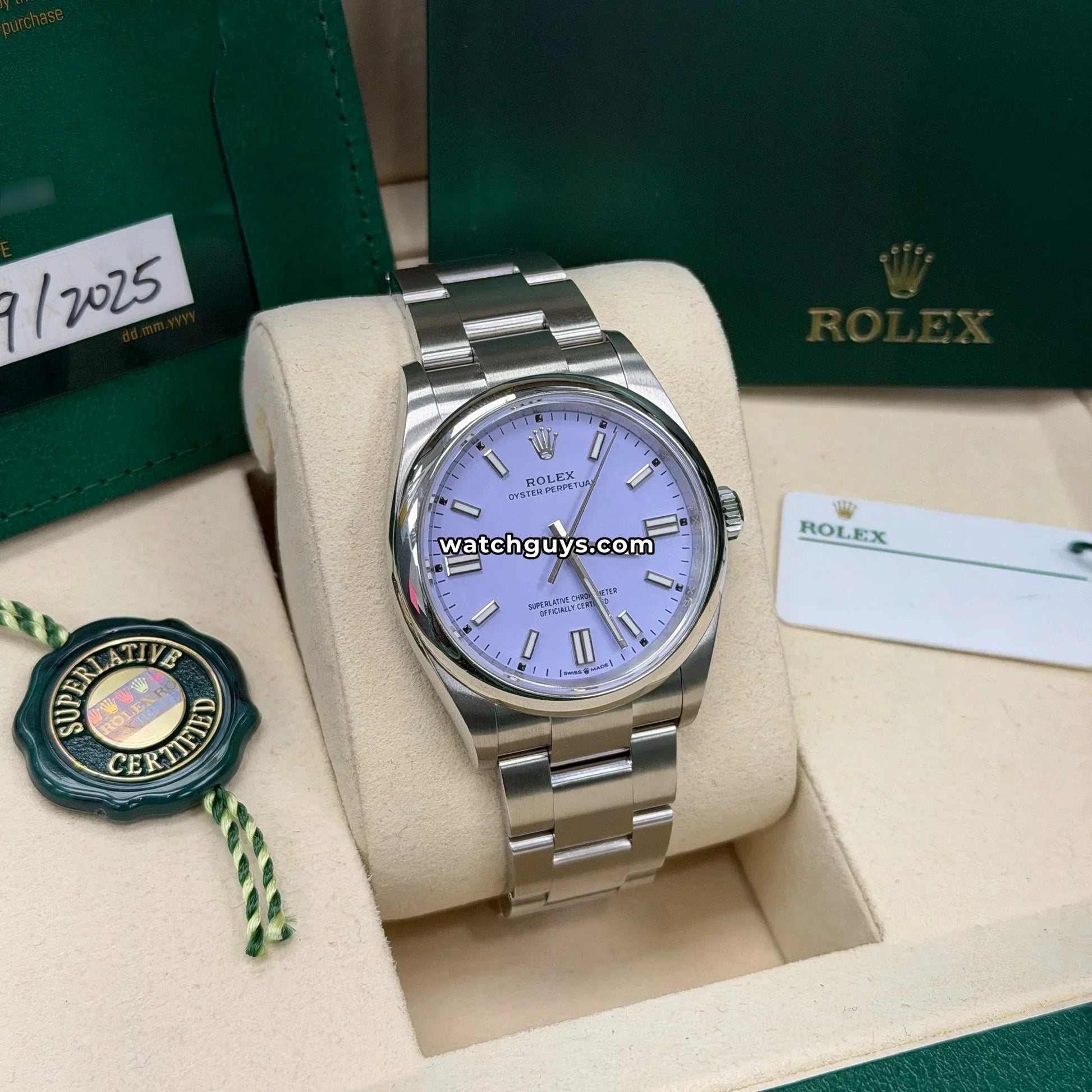 Rolex Oyster Perpetual 126000 Lavender