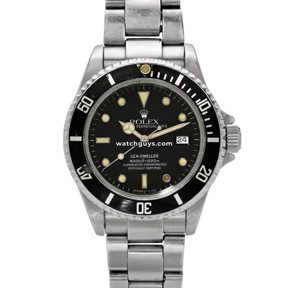 Rolex Sea Dweller 16600 Black Pumpkin