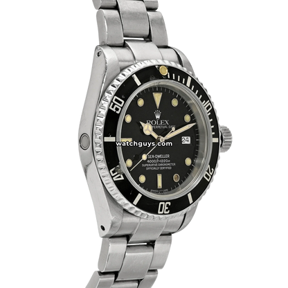 Rolex Sea Dweller 16600 Black Pumpkin